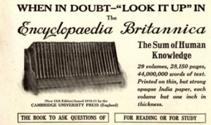 Encyclopaedia Britannica ad